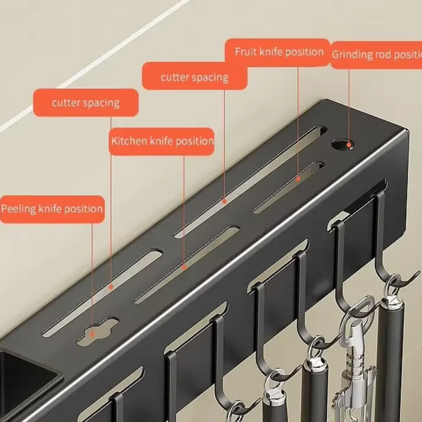 Estante Organizador Porta Cuchillos